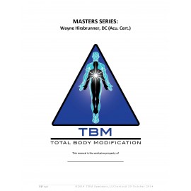 TBM Master Series Manual : Dr. Wayne Hirsbrunner